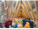 Spacious attic for storage, showcasing wooden beams and insulation at 3815 10Th Ne St, Hickory, NC 28601