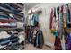 Walk-in closet provides ample storage with shelving for clothing and accessories at 3815 10Th Ne St, Hickory, NC 28601