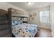 Comfortable bedroom featuring a stylish bunk bed, making it perfect for children or guests at 5703 Eleanor Rigby Rd, Charlotte, NC 28278