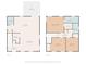 Detailed floor plan showcasing the layout of the home's two floors and room dimensions at 588 Washington Ln, Albemarle, NC 28001