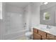 Full bathroom with a shower-tub combo, vanity, and mirror at #603 Mt. Mitchell Ave # 603, Gastonia, NC 28052