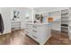 Spacious walk-in closet with custom shelving and ample storage space at 621 Poindexter Dr, Charlotte, NC 28209