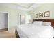 Bright main bedroom with ensuite bathroom access and carpeted floor at 781 Hazel Way, Denver, NC 28037