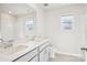 Bathroom with double sink and large mirror at 805 Blue Canyon Dr, York, SC 29745