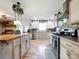 Well-lit kitchen showcasing stainless appliances, butcher block island, and an open concept design at 905 Kemper Cir, Rock Hill, SC 29732