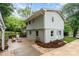 Home's exterior backyard with a paved patio, perfect for relaxation and outdoor enjoyment at 917 Bobby Ln, Charlotte, NC 28211