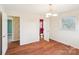 Bedroom with wood flooring and en-suite bathroom at 108 Colonial Dr, Kings Mountain, NC 28086