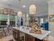 Spacious kitchen island view that connects to the living room, providing an inviting atmosphere at 1158 South S St, Cornelius, NC 28031