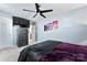 This bedroom features a flat screen tv, dresser and ceiling fan at 1195 Cavalier Ln, Rock Hill, SC 29730