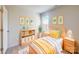 Bright bedroom featuring a cheerful color scheme, playful decor, and a cozy bed for a fun and inviting atmosphere at 1265 Morehead Dr, Salisbury, NC 28144