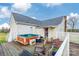 Wooden deck featuring hot tub and patio furniture at 2455 Wellridge Rd, Chester, SC 29706