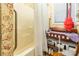 Bathroom featuring shower and storage rack with accessible handrail at 2455 Wellridge Rd, Chester, SC 29706