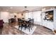 Comfortable dining area alongside a wall desk and decorated coffee area, creating a versatile and welcoming space at 30 Hillsboro Rd, Taylorsville, NC 28681