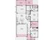 Detailed floor plan showcasing the layout of the house, including the bedrooms, bathrooms, and living areas at 333 Basil Dr, Indian Trail, NC 28079