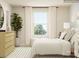 Bright and airy bedroom with large windows, neutral tones, and a comfortable bed at 5710 Olive Beach Rd, Kannapolis, NC 28081
