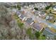 Picturesque aerial view of a residential community showcasing lush greenery, manicured lawns and tree lined streets at 7047 Whittingham Dr, Indian Land, SC 29707