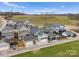Aerial shot showcases the layout of homes, driveways, and yards in this residential neighborhood at 917 Herrons Ferry Rd, Rock Hill, SC 29730