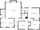Detailed floor plan showcasing the layout of the home, including the living room, kitchen, and bedrooms at 105 Southfork Ln, Belmont, NC 28012