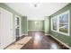 Inviting living room featuring hardwood floors, natural light, and neutral paint at 1203 Northwoods Dr, Kings Mountain, NC 28086