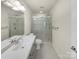 Modern bathroom featuring a glass shower and updated fixtures at 2006 Durand Rd, Fort Mill, SC 29715