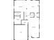 Detailed floor plan showcasing the layout of the first floor, including the living room, kitchen, and garage at 2006 Durand Rd, Fort Mill, SC 29715