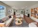 Bright living room with hardwood floors, neutral walls, and modern furnishings at 2006 Durand Rd, Fort Mill, SC 29715