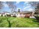 Beautifully landscaped backyard features lush green grass and a private outdoor area at 2713 Firethorn Ct # 48, Gastonia, NC 28056