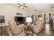 Cozy living room showcasing comfortable seating, a TV console, and a serene ambiance at 2713 Firethorn Ct # 48, Gastonia, NC 28056