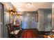 Elegant hallway with gray walls, a decorative light fixture, ornate mirror, and classic furnishings at 300 N Fulton St # 12, Salisbury, NC 28144