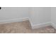 Close up of baseboard and flooring at 3030 Swallowtail Ln, Kannapolis, NC 28083