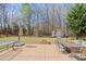 Backyard featuring a patio, fire pit, and play set, perfect for outdoor entertainment and Gathering fun at 4035 W Sandy Trl, Fort Mill, SC 29707