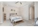 Bedroom featuring a bed with decorative pillows, a ceiling fan, and recessed lighting at 9534 Liberty Hill Dr # 196, Mint Hill, NC 28227