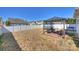 Large fenced backyard with seating area, trampoline, and plenty of space at 1008 Newton Ave, Rock Hill, SC 29732