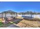 Backyard featuring a shaded gazebo, trampoline, white fencing and room to play at 1008 Newton Ave, Rock Hill, SC 29732