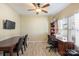 Home office featuring a desk, chairs, shelving, and a window for natural light at 1008 Newton Ave, Rock Hill, SC 29732