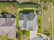 Birds eye view of a home showcasing the roof, lawn, and surrounding neighborhood at 1016 Filly Dr, Indian Trail, NC 28079