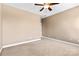 Neutral bedroom showcasing a ceiling fan and carpet at 1016 Filly Dr, Indian Trail, NC 28079