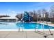 Resort style pool with water slides at 1432 Astoria Nw Ln, Concord, NC 28027