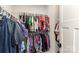 Walk-in closet offering abundant storage with organized shelving and rods for clothing at 2061 Dornoch Rd, Fort Mill, SC 29708