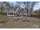 The house features a large backyard and a firepit at 2201 Holly Ln, Shelby, NC 28150