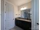 Bathroom featuring double sinks, granite countertop, and shower room at 283 Luray Way # 449, Rock Hill, SC 29730