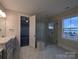 Bathroom with marble and granite shower at 287 Luray Way # 450, Rock Hill, SC 29730