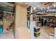 Unfinished basement with shelving and exposed duct work at 311 3Rd Avenue Se Dr, Hickory, NC 28602