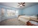 Sunny bedroom with a large window and traditional bed frame; a relaxing retreat at 3329 Brownes Creek Rd, Charlotte, NC 28269