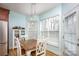 The dining room offers lots of sunlight from the oversized windows at 3329 Brownes Creek Rd, Charlotte, NC 28269