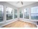 Bright room features hardwood floors and lots of natural light at 3329 Brownes Creek Rd, Charlotte, NC 28269
