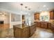 Open kitchen featuring an island, stainless steel appliances, and ample counter space at 4421 3Rd Nw St, Hickory, NC 28601