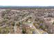 A beautiful aerial view showcases the home's location within a charming, established neighborhood at 514 3Rd Avenue Se Dr, Hickory, NC 28602