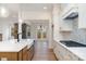 Stylish kitchen with a large island, pendant lighting, and views into the adjacent living area at 558 Edmunds Ln # 41, Clover, SC 29710