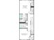 Floorplan showcasing the layout of the second floor including the primary suite and bathroom at 5640 Kingspan Dr, Charlotte, NC 28217